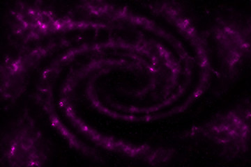 Large cluster of stars. Colorful nebula. Space abstract background