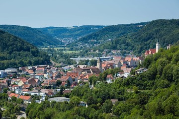 Naklejka na ściany i meble Stadt Horb am Neckar in der Region Nordschwarzwald