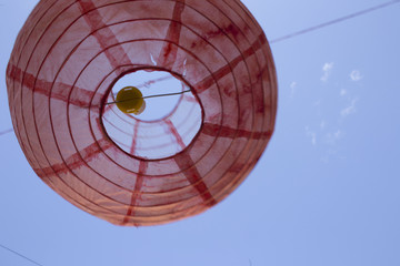 Chinese lanterns outdoors