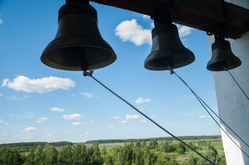 Church bells and blue sky
