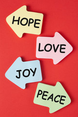 Hope Peace Joy Love