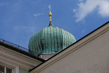 Fototapeta na wymiar Passau - City of Three Rivers..St. Stephen's Cathedral..