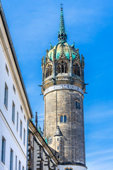 Bell Tower All Saints Castle Church Schlosskirche Wittenberg Germany