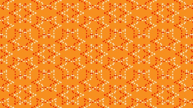 Background with animated patterns. Animation is looped, which allows you to use its necessary time.