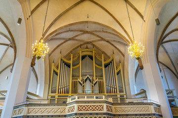 Organ Basilica Saint Mary's City Church Stadtkirche Lutherstadt Wittenberg Germany