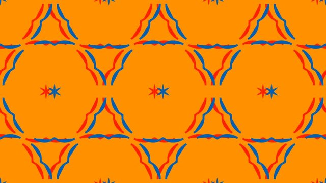 Background with animated patterns. Animation is looped, which allows you to use its necessary time.