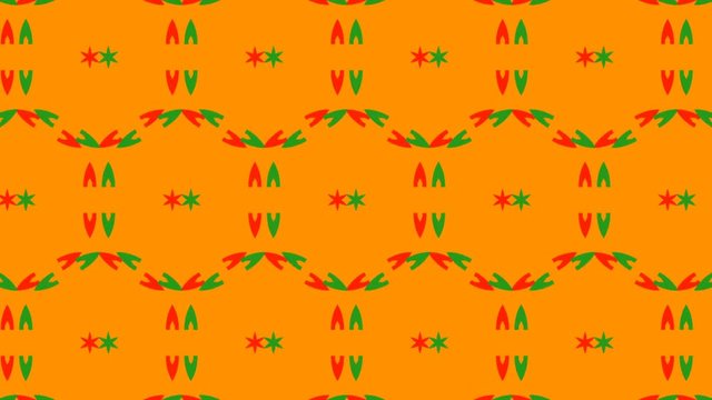 Background with animated patterns. Animation is looped, which allows you to use its necessary time.