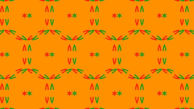 Background with animated patterns. Animation is looped, which allows you to use its necessary time.