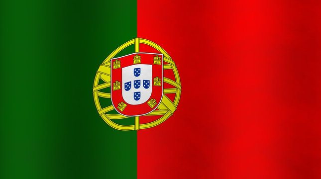 Illustraion of Portugal Flag