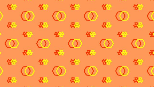 Background with animated patterns. Animation is looped, which allows you to use its necessary time.