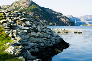 Brzegi w pięknej Norwegi