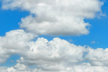 Clouds in the blue sky, natural background