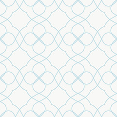 Geometric vector seamless pattern abstract line background monochrome ornament texture