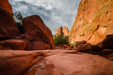 Canyon at Garden of the Gods