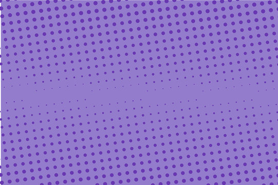Violet halftone pattern. Digital gradient. Abstract futuristic panel for web sites, banner in pop-art style, comic book. 