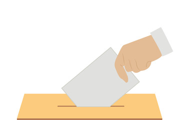 Votar para las elecciones pol&iacute;ticas.