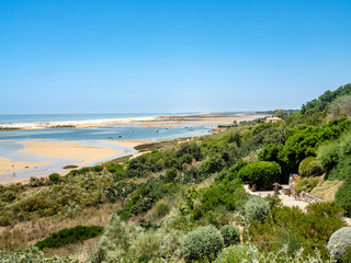 View of the coast below Forte de Cacela