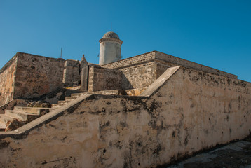 Fortress Fortaleza de Jagua. Castillo de Jaguar. Cuba, Cienfuegos.