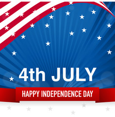 4th of July, Happy Independence Day - Vector Illustration