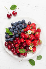 Fresh summer berries