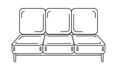 Outline image of sofa.
