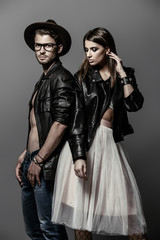 vogue shot of couple