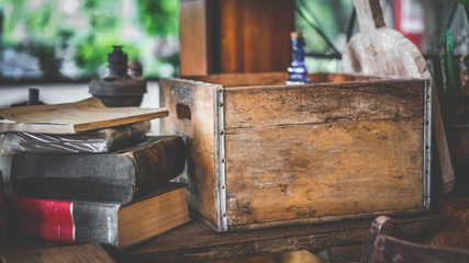 Books Wooden Box