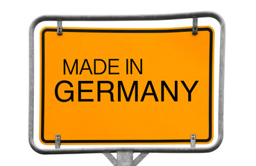 Made in Germany Wegweiser Ortsschild