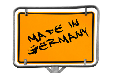 Made in Germany Wegweiser Ortsschild