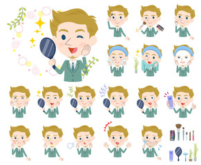 blond hair businessman White_beauty