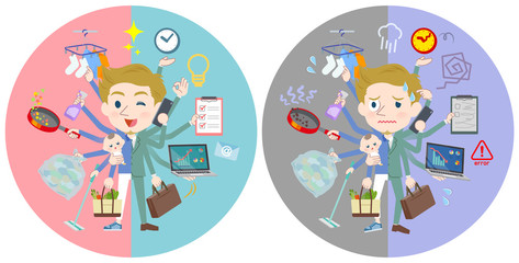 blond hair businessman White_mulch task switch