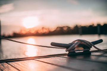 Dock cleat and rope 2