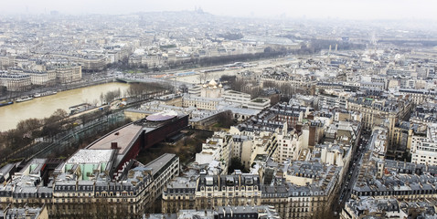 Paris from above - from the Eiffel Tower - Urban, Sky and buildings