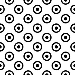 Simple seamless circle pattern