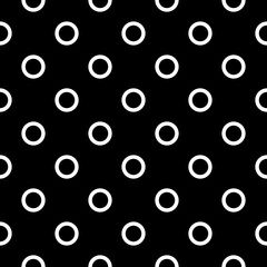 Simple seamless circle pattern