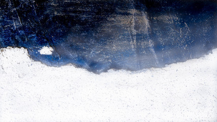 Sea, Satellite illusion - coast line on blue ocean