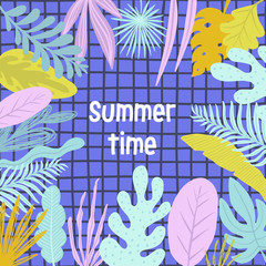 Fototapeta premium Summer time illustration.