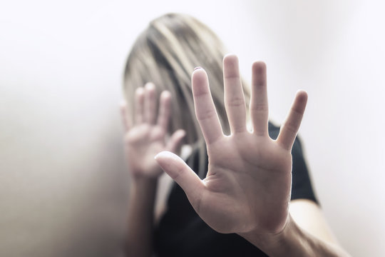 Stop Sexual abuse Concept, stop violence against Women, international women's day