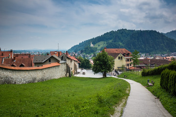 Old town in Skofja Loka, Slovenia