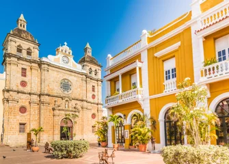 Fototapeten A typical view of Cartagena Colombia. © chris