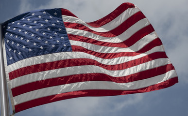 Obraz premium The American Flag Waving