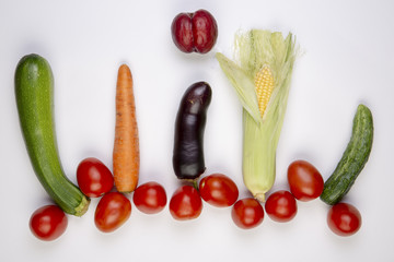 One woman has many men. Sexual attractiveness and popularity of women. Women's polygamy, matriarchy. Fruit, sex concept.