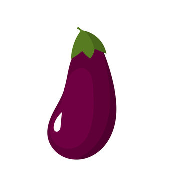 Eggplant fruit icon