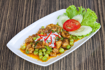 Thai spicy Food.