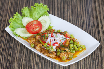 Thai spicy Food.