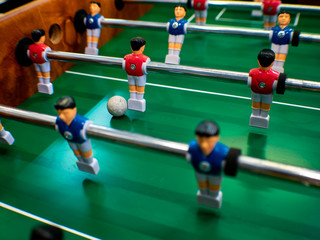 2018, Football, Blur Background, Table Football Game. Final. 