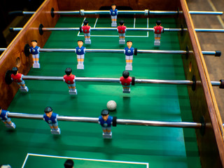 2018, Football, Blur Background, Table Football Game. Final. 