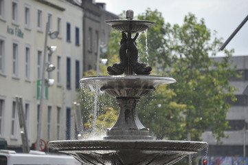 Fototapeta premium Fountain on the Grand Parade in Cork