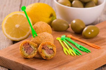 Ascoli stuffed olives.