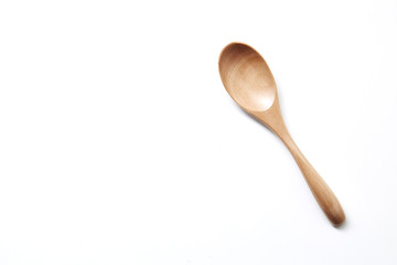 rustic natural wood spoon